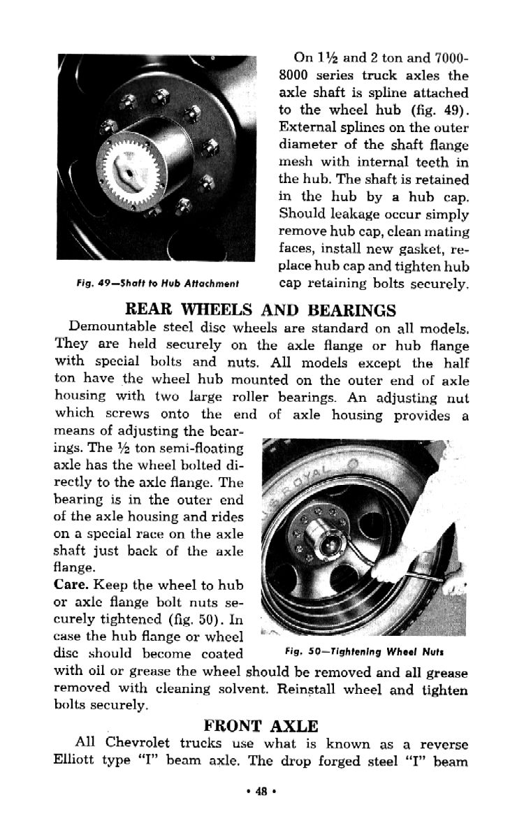 1957 Chevrolet Trucks Operators Manual Page 1